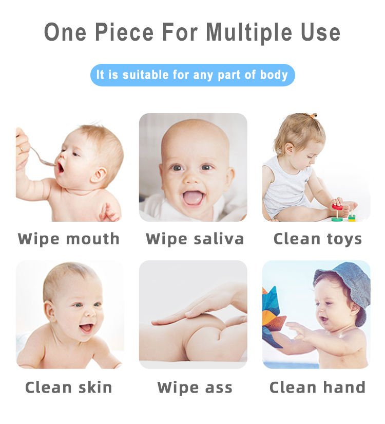 High-quality Custom Logo Thickened Baby Wet Wipes With Lid - Image 2